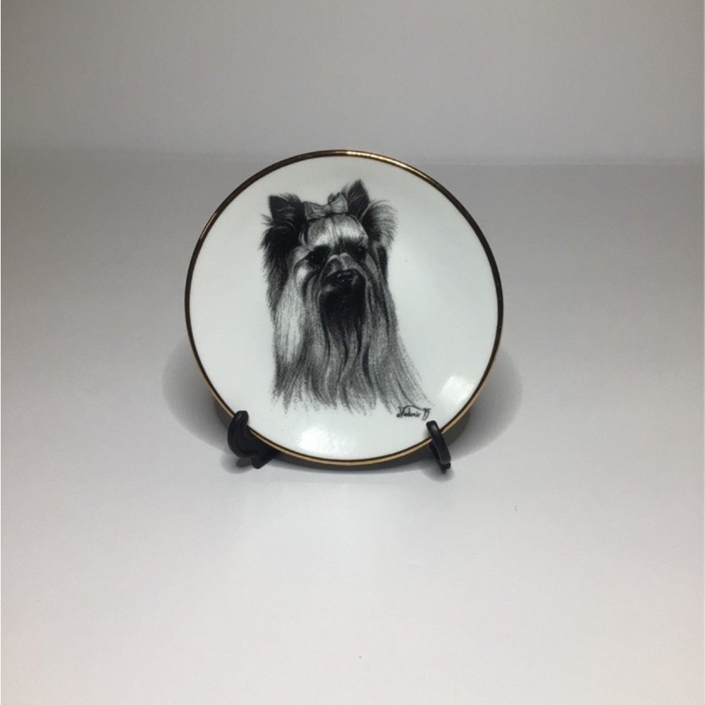 Vintage 4” Minature Collectors Plate - "Best in Show" Vladimir Tzenov (1995) - Picture 3 of 4